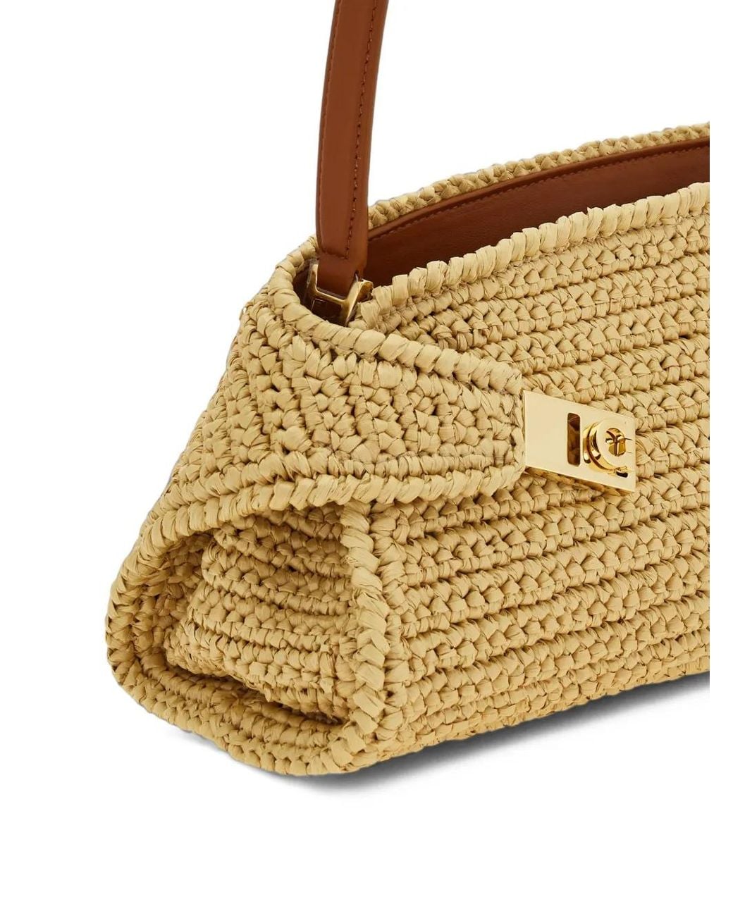 Ferragamo Metallic Hug East-West Shoulder Bag