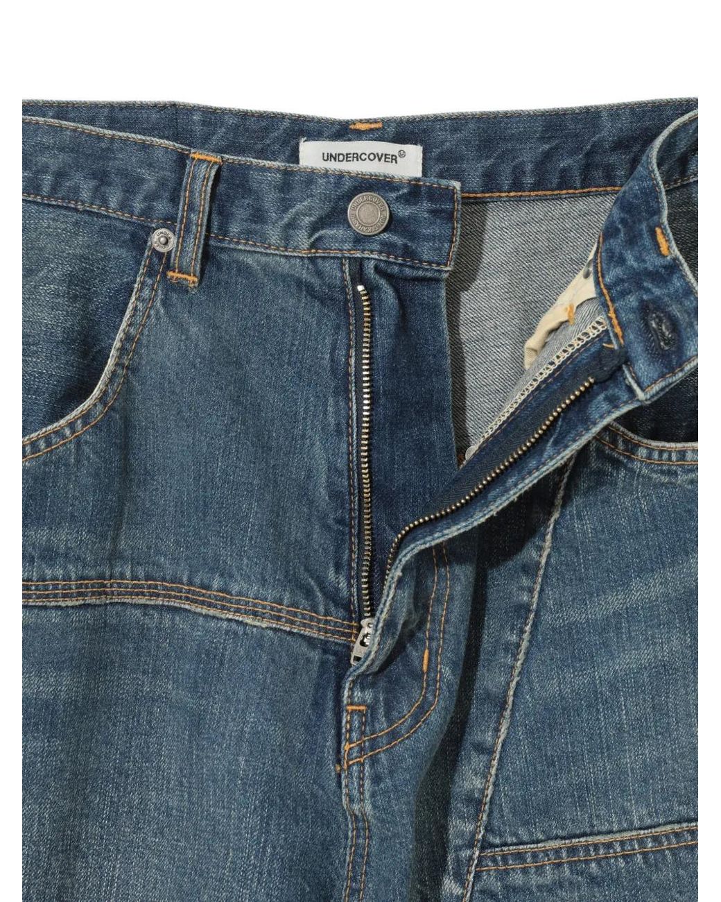 Undercover Blue Hose Im Patchwork-Look