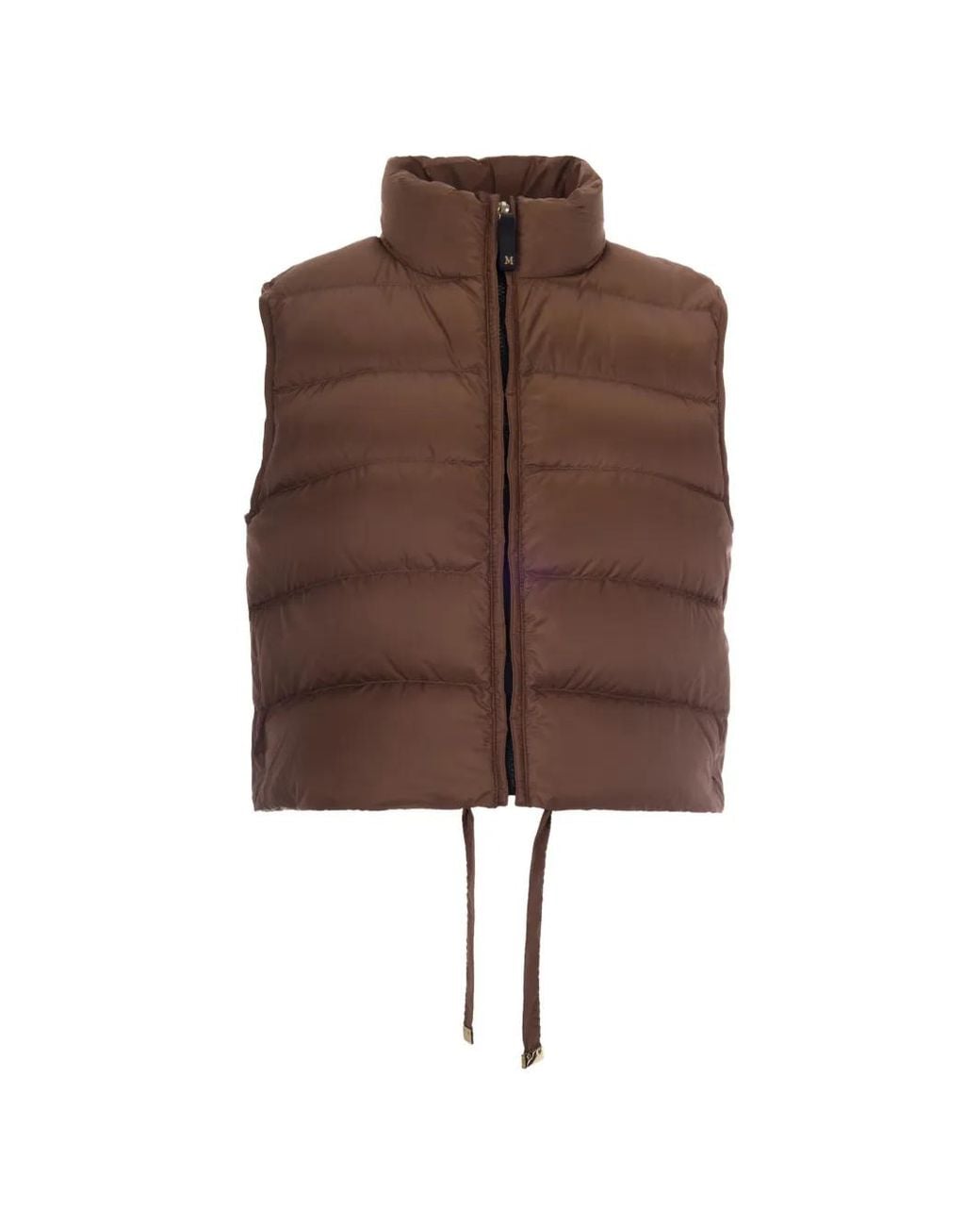 Max Mara Brown The Cube Quilted Gilet