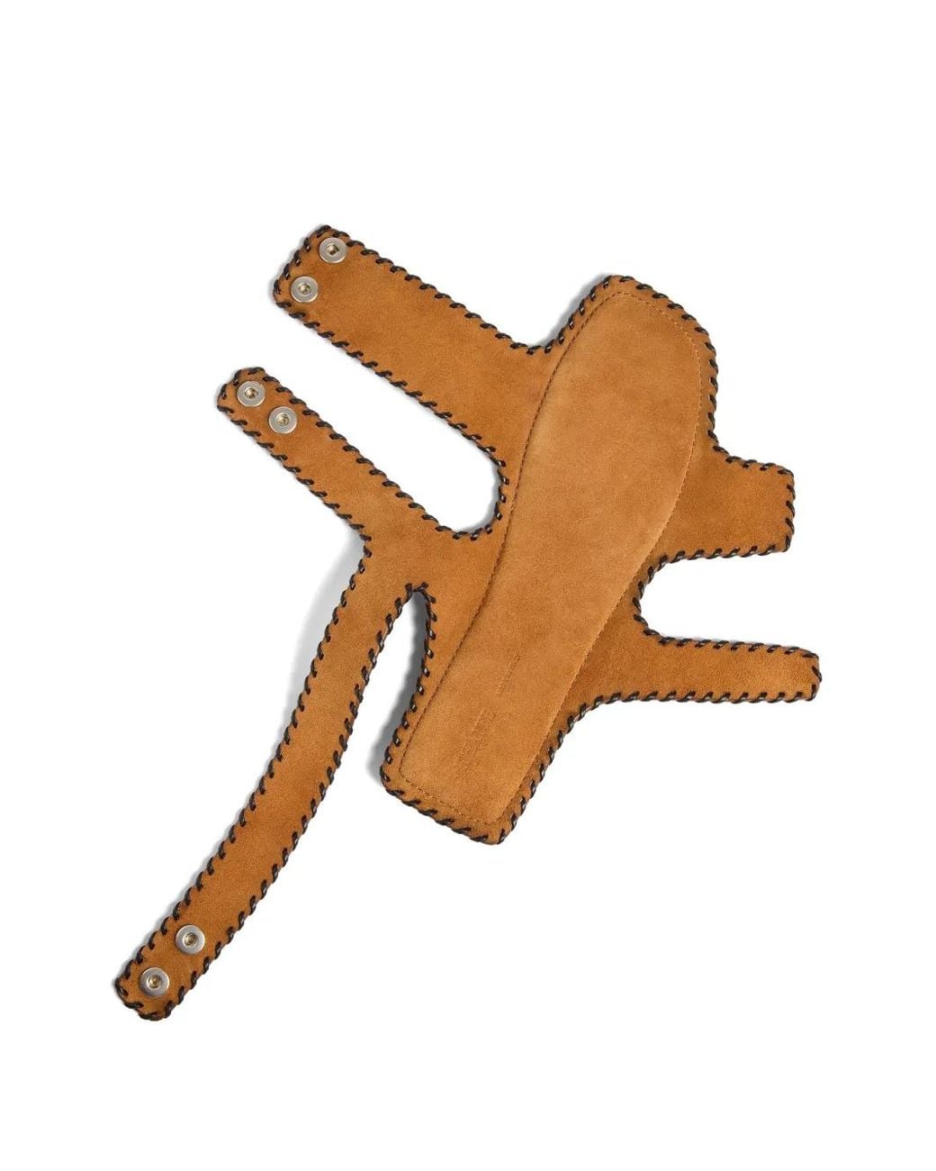 Khaite Brown Boden Sandals