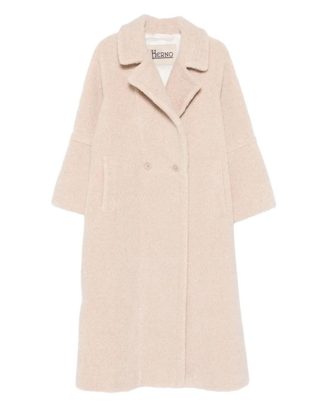 Herno Natural Double-Breasted Coat