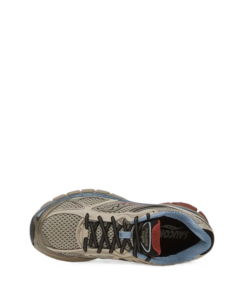 Saucony Gray Guide 7 Panelled Sneakers for men