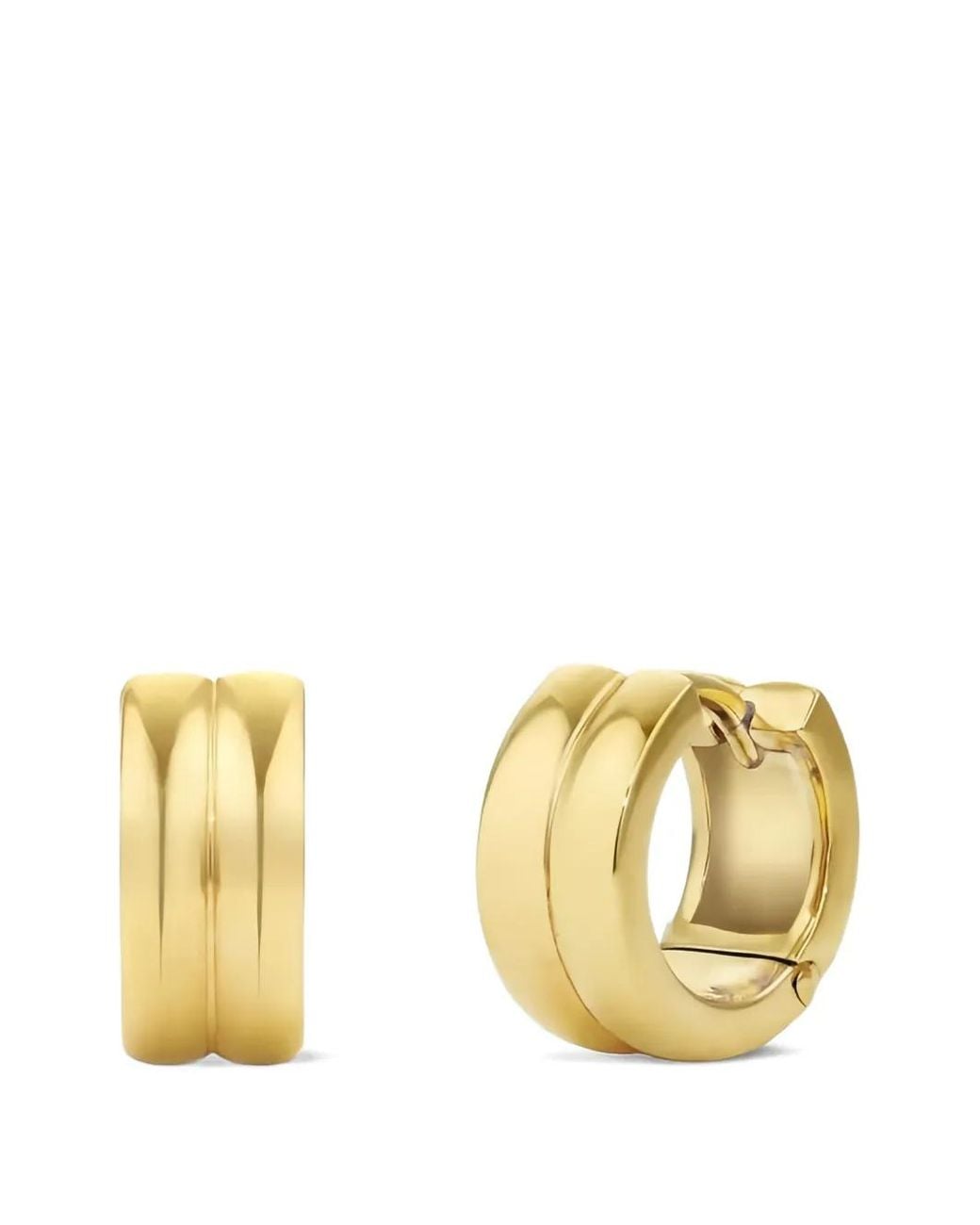 Dinny Hall Yellow Iceni Warrior Huggie Hoop Earrings