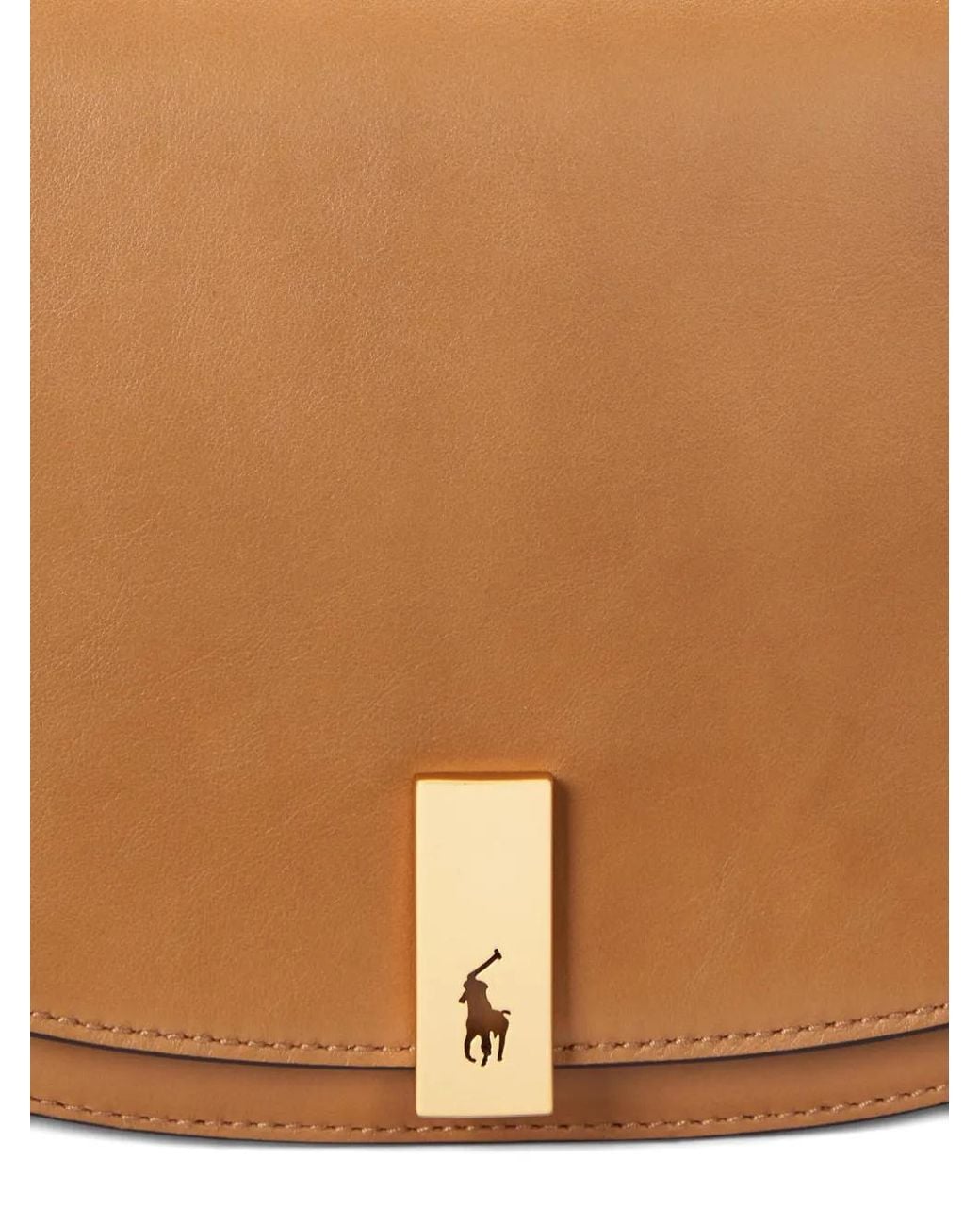 Polo Ralph Lauren Brown Polo Id Saddle Bag