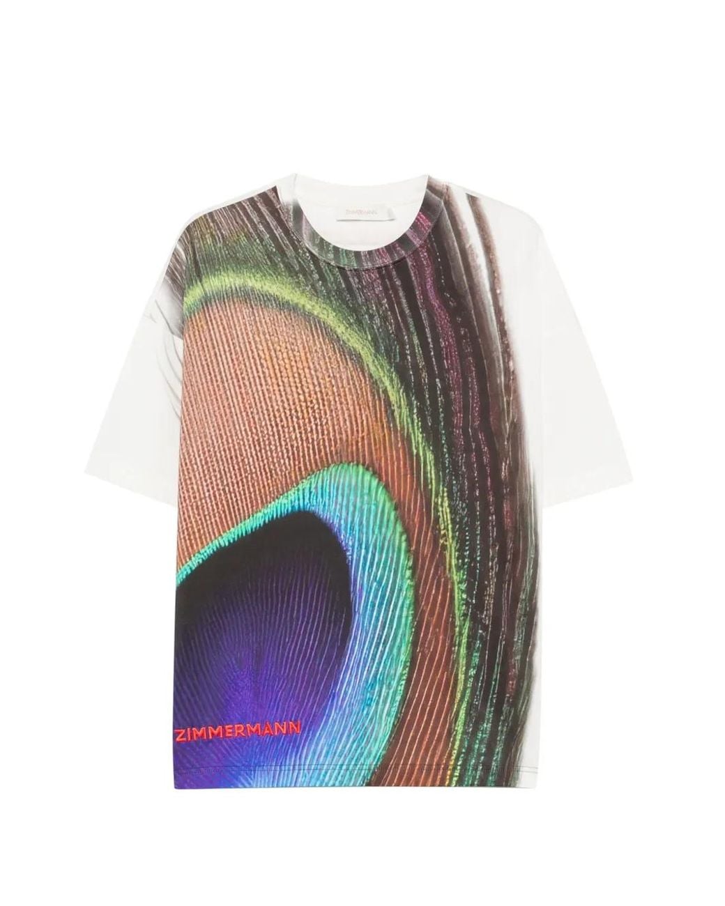 Zimmermann Blue Printed Tee