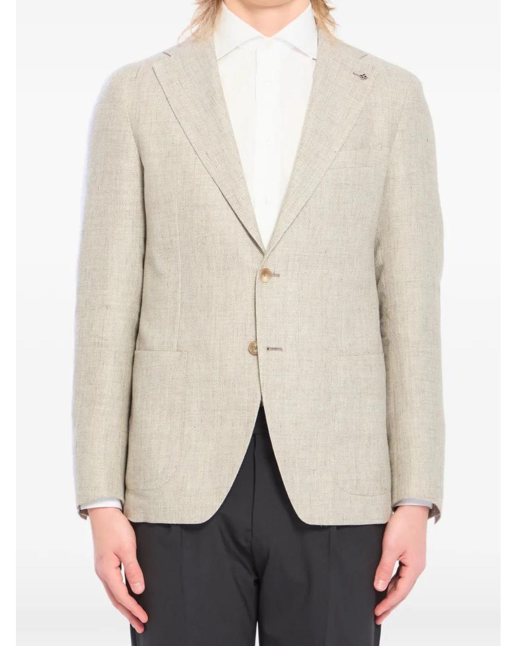 Tagliatore Jacke Mit Aufgesetzten Taschen in Natural für Herren