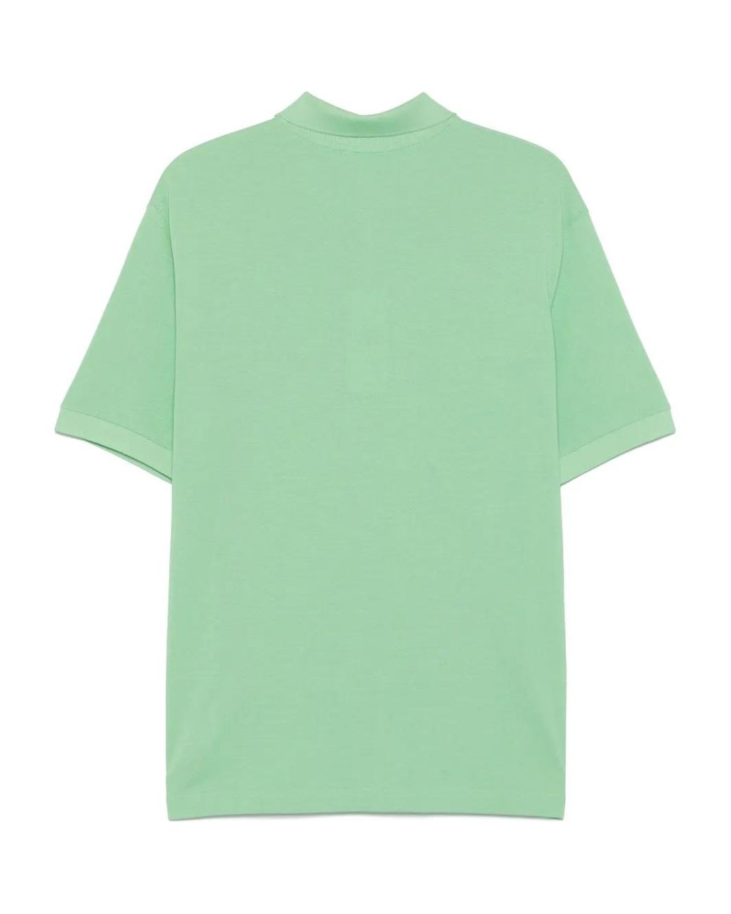 Lacoste Green Logo-Patch Polo Shirt