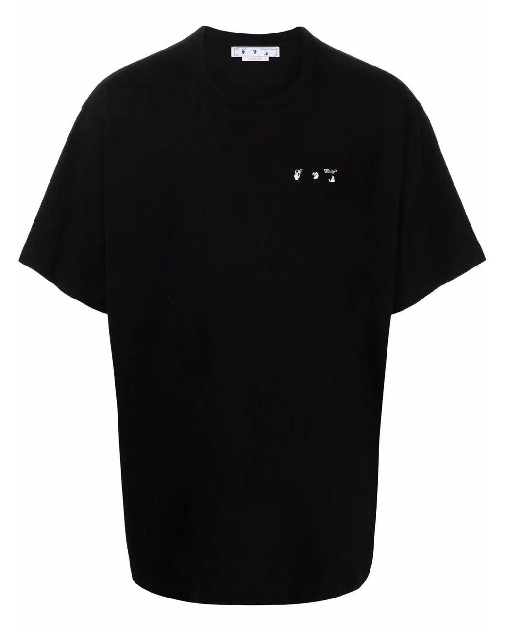 Off-White c/o Virgil Abloh Black Caravaggio Paint Over T-Shirt for men
