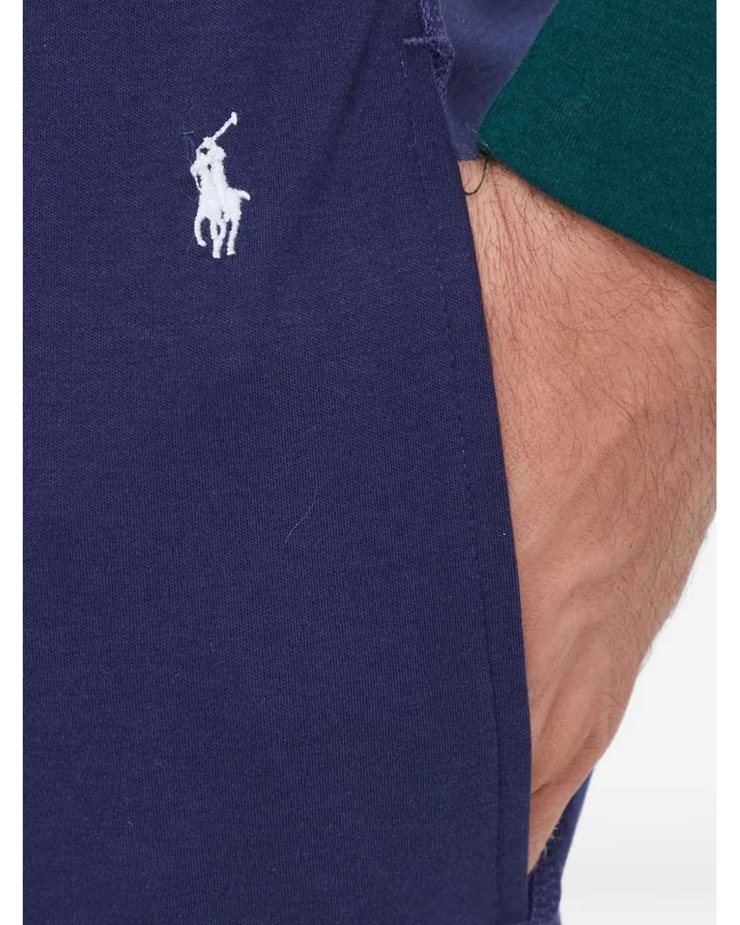 Polo Ralph Lauren Blue Logo-Detail Track Pants for men