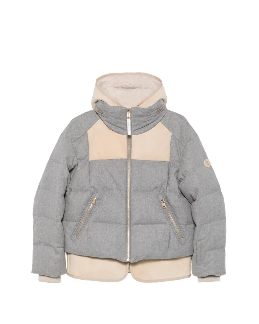 Plumífero Moja Con Capucha Bogner de color Gray