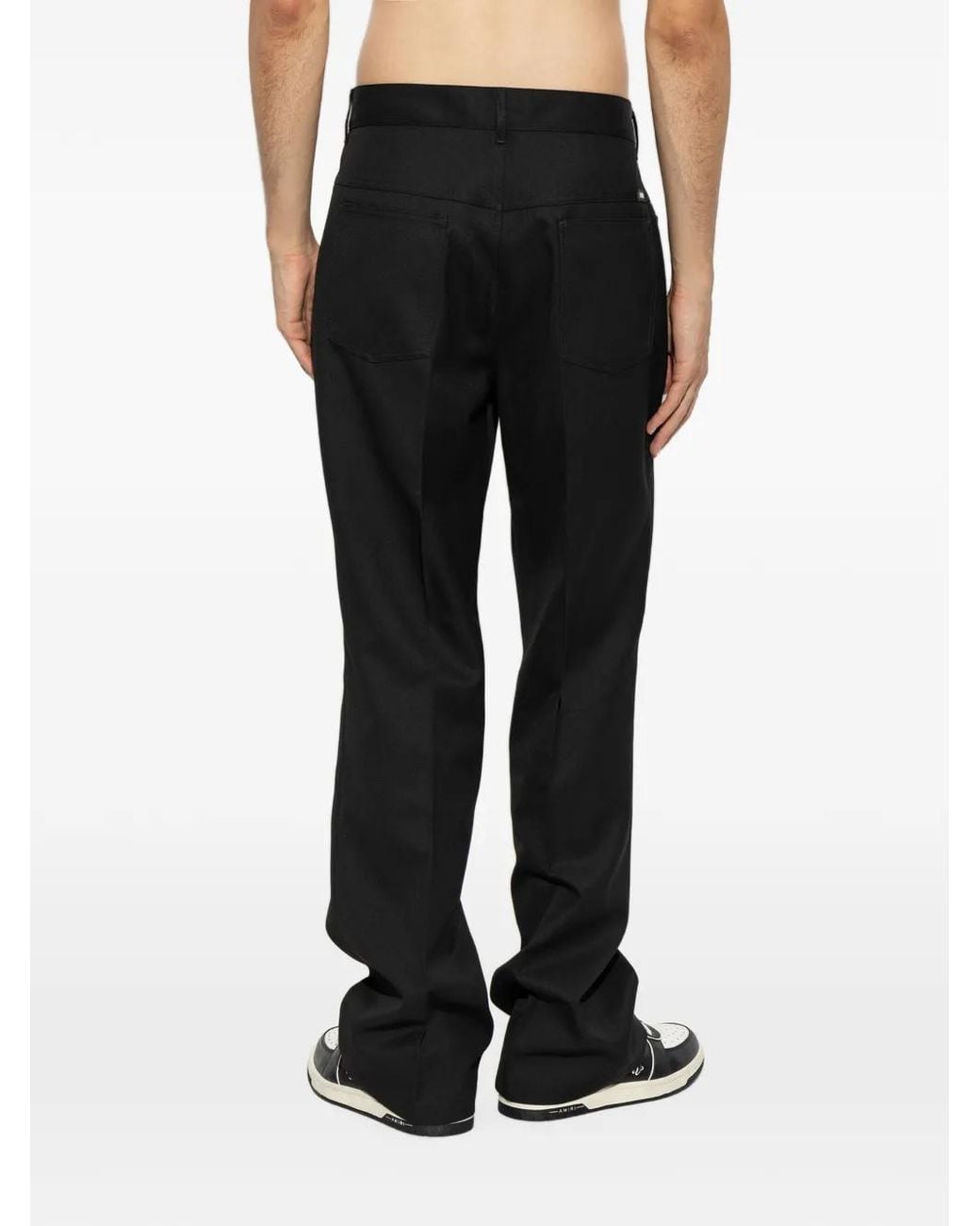 Amiri Black Slim Boots Cut Pant for men