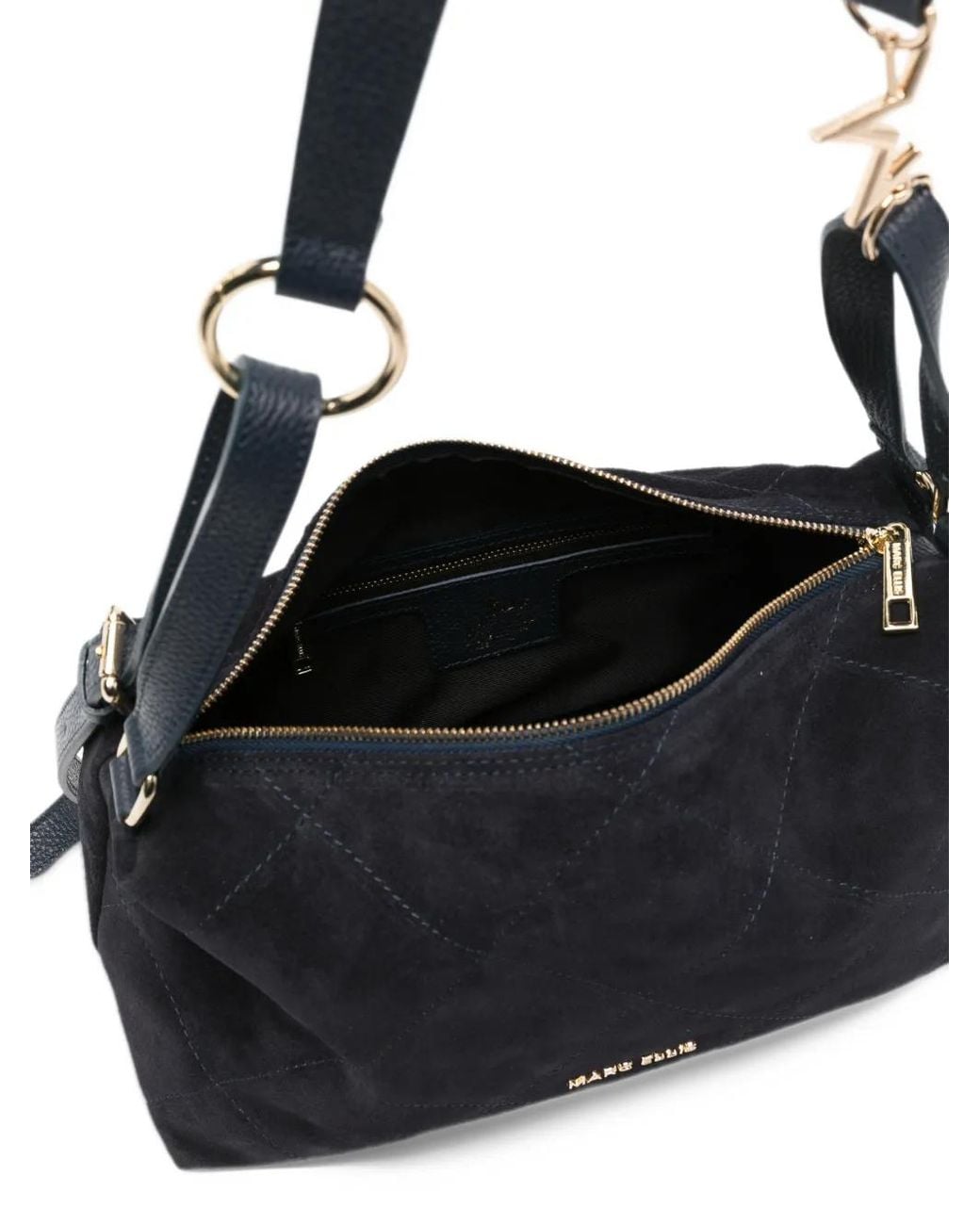 Marc Ellis Black Medium Estrella Diamond-Quilted Shoulder Bag