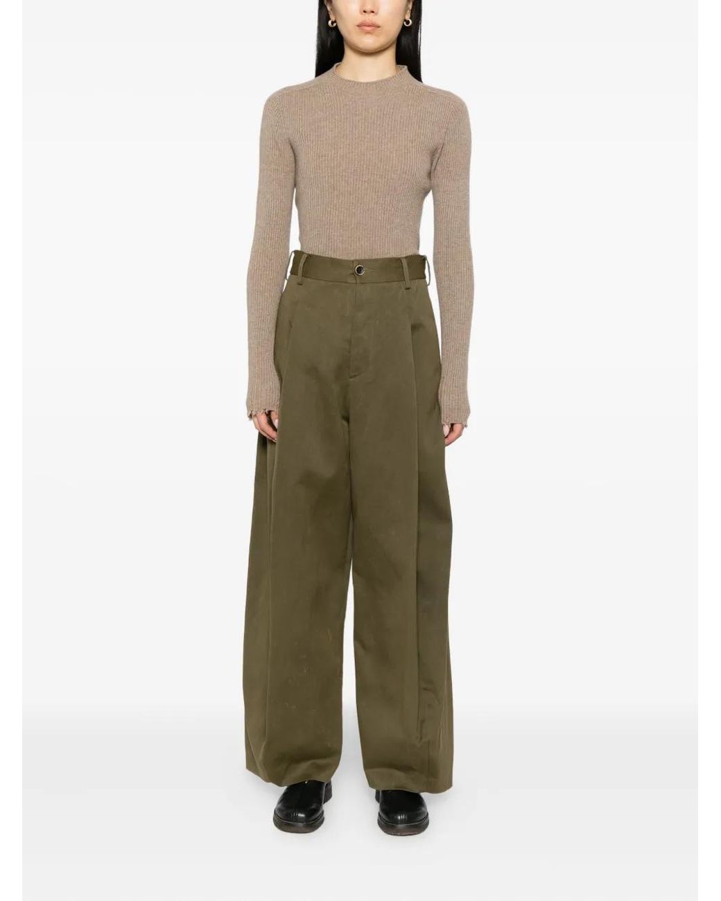 Uma Wang Cashmere Jumper in Brown | Lyst