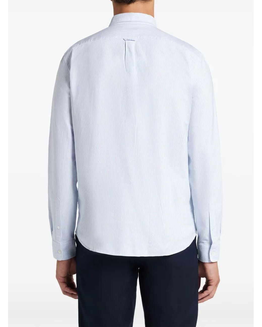 Lacoste Blue Organic Cotton Shirt for men