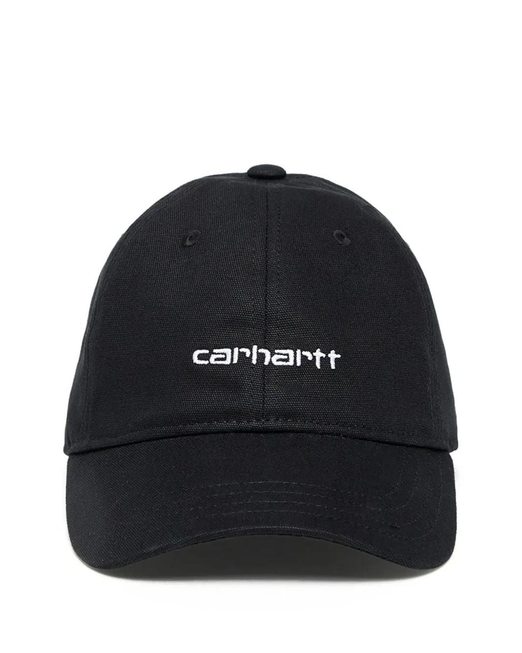 Carhartt Black Scrip Canvas Baseball Cap