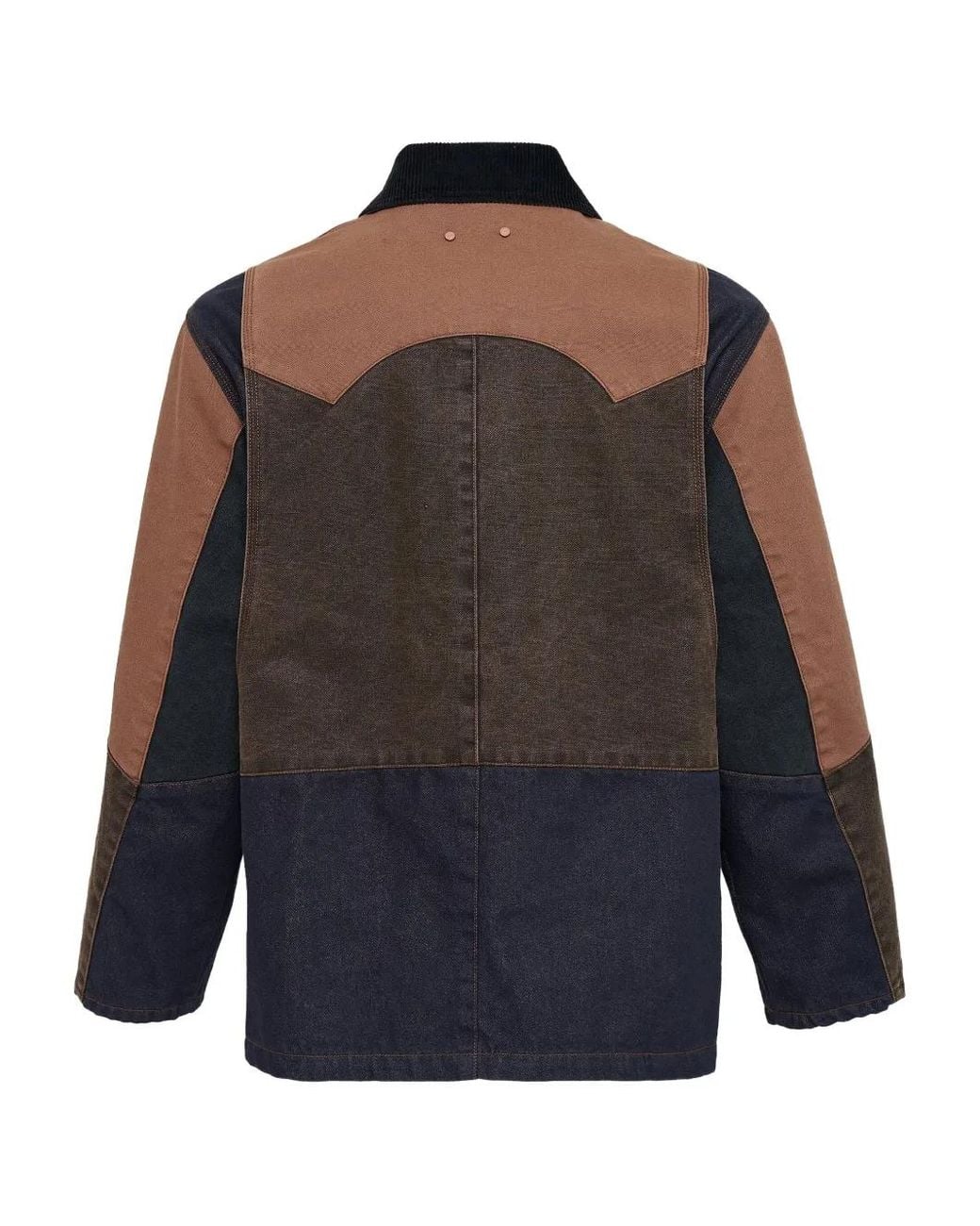 ANDERSSON BELL Brown Patch-Panel Jacket for men