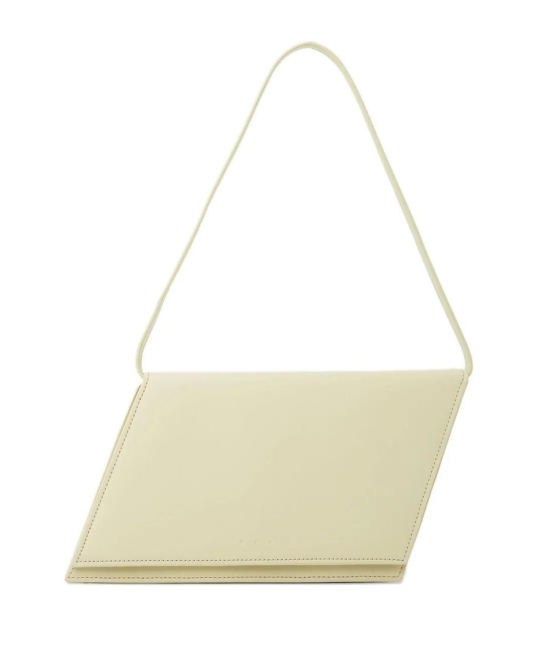 Aesther Ekme White Leather Shoulder Bag
