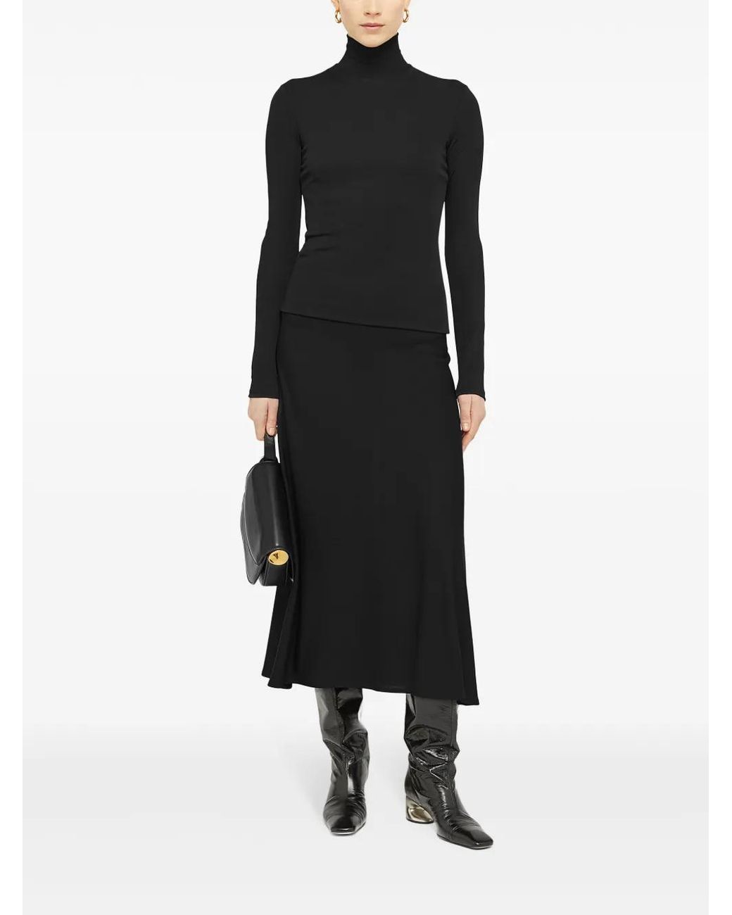 Jil Sander Black Skirts