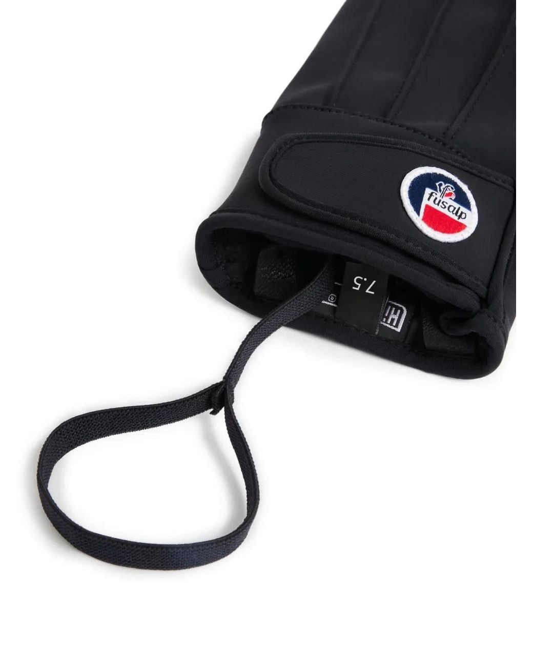 Fusalp Black Logo-Patch Gloves