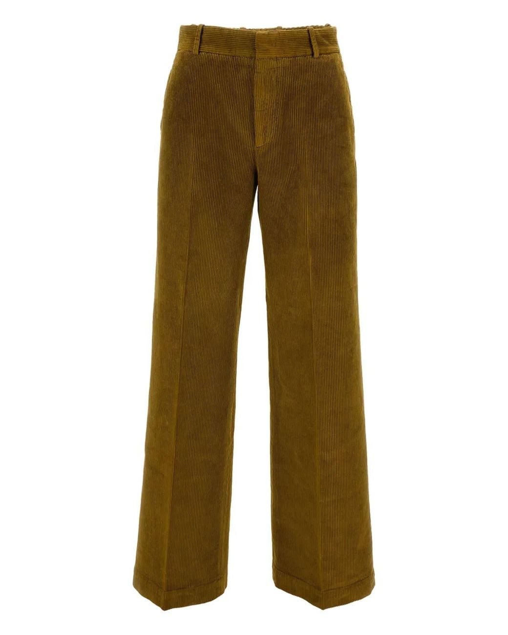 Pantalones Rectos Cellar Door de color Green