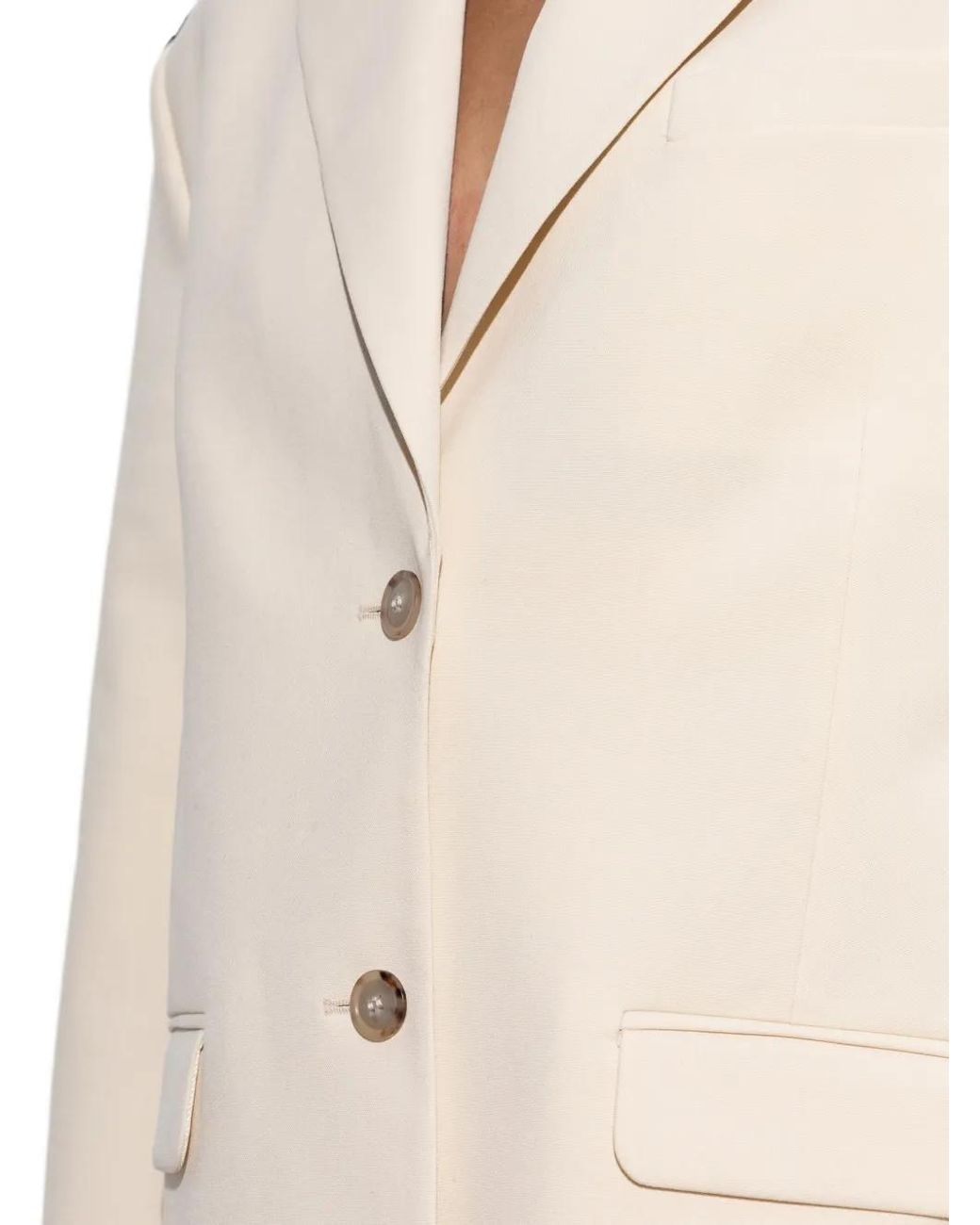 By Malene Birger Natural Einreihiger Adele Blazer