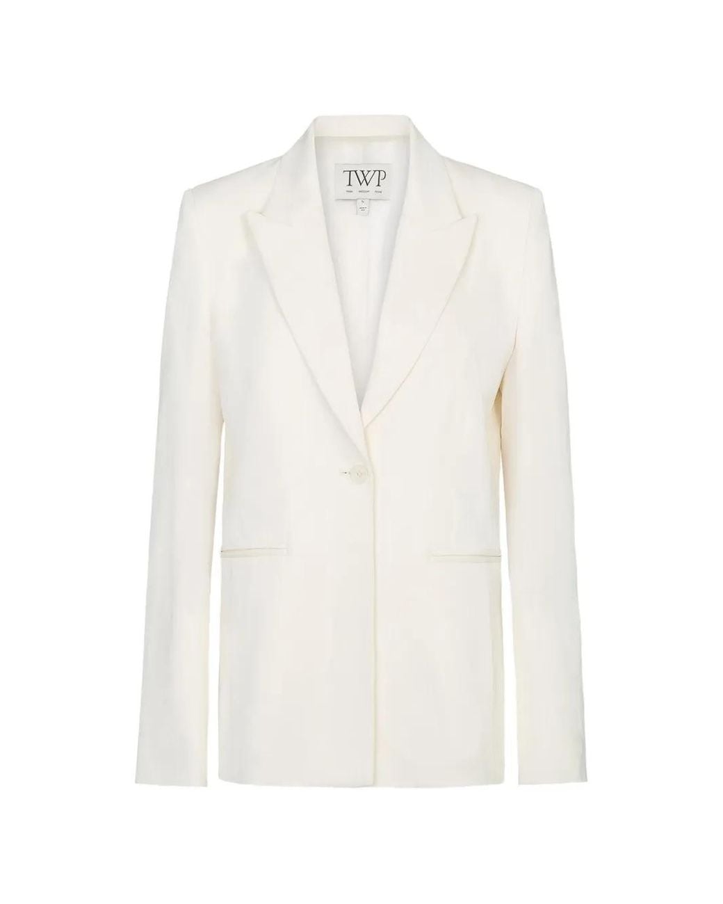 Twp Getailleerde Blazer in het White
