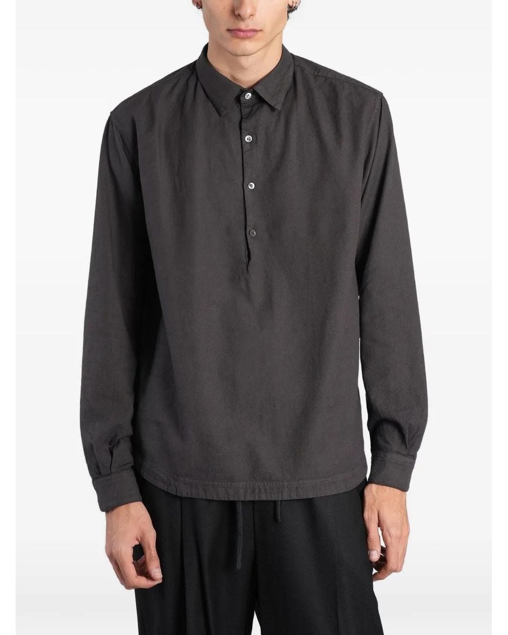 Camicia Pavan S di Barena in Gray da Uomo