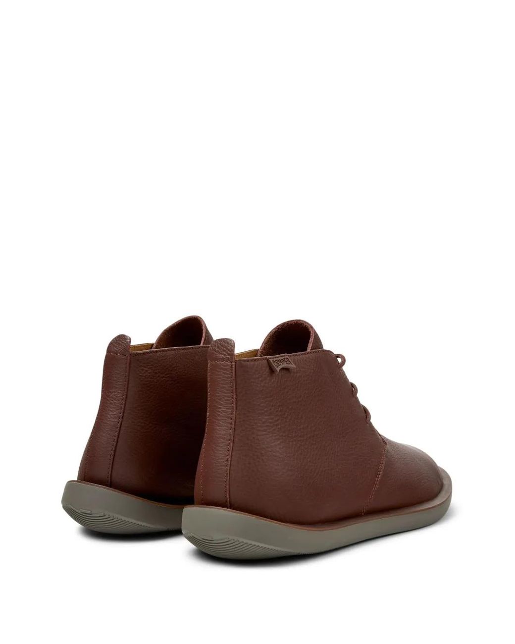 Camper Brown Wagon Leather Boots for men