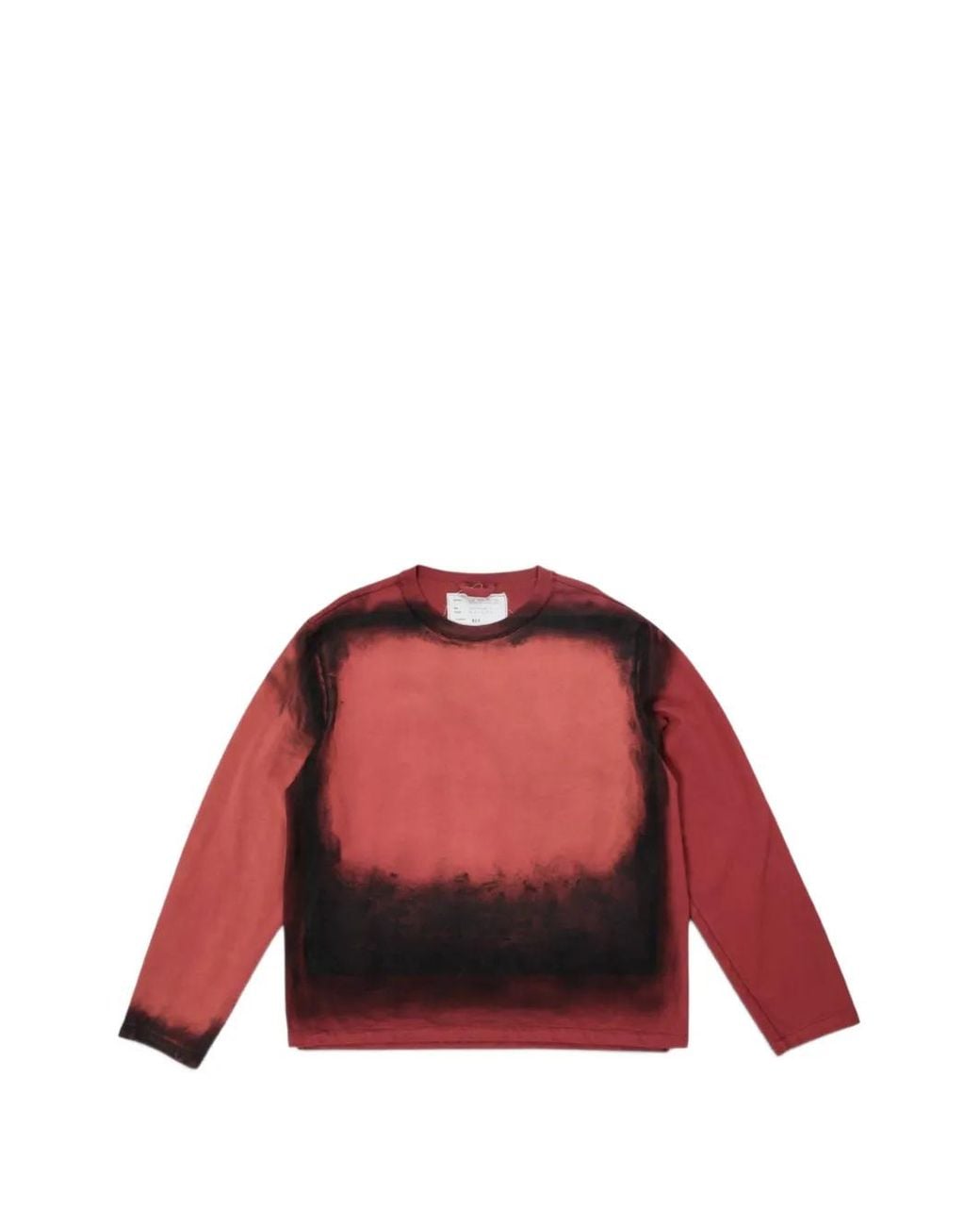 Camiel Fortgens Red T-Shirt Peint À Manches Longues for men