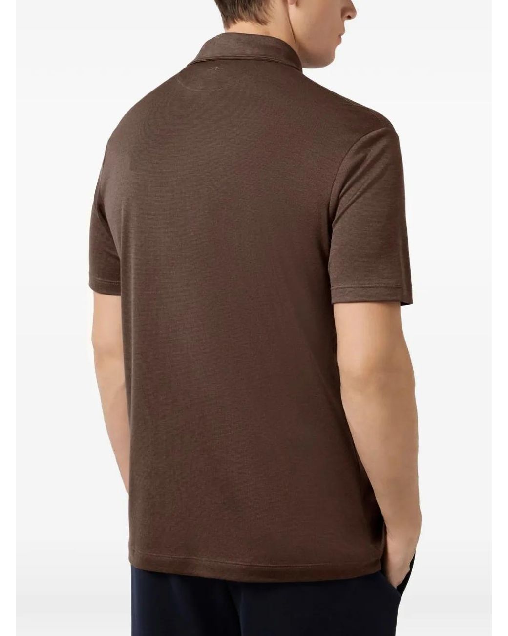 Paul & Shark Brown Polo X-Soft En Coton for men