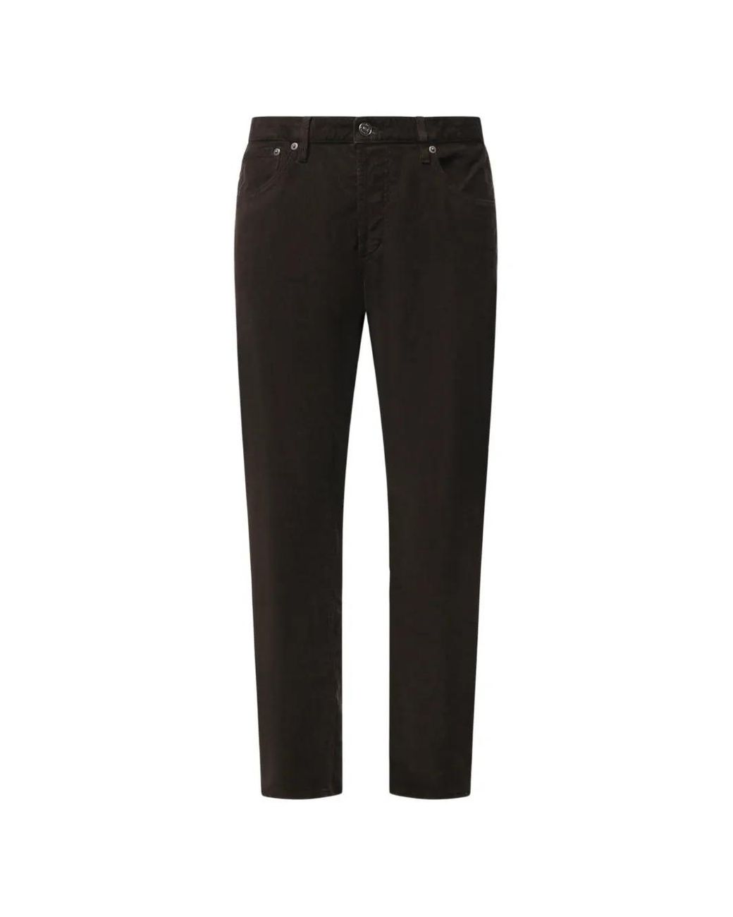Dondup Black Corduroy Trousers for men