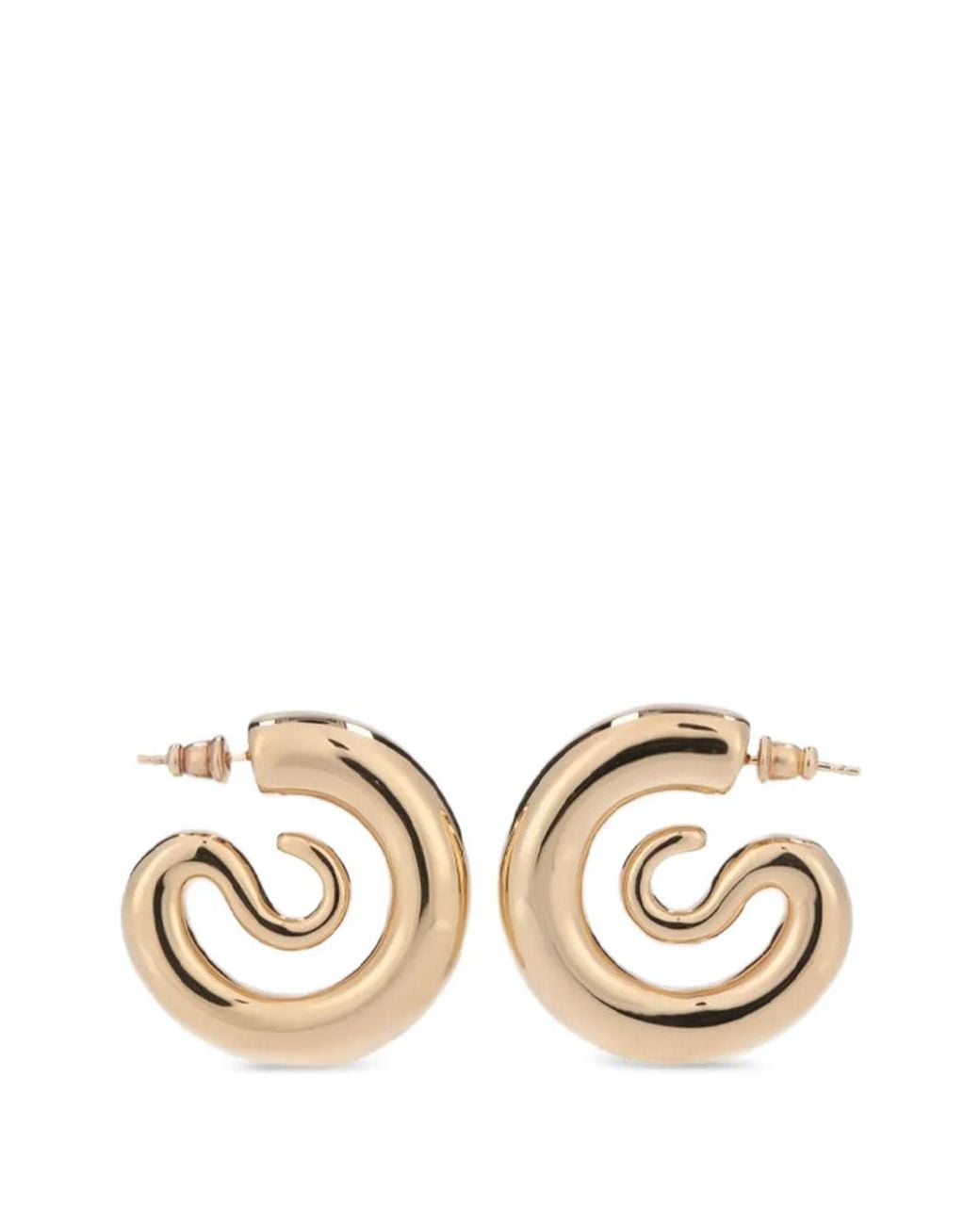 Panconesi Natural Serpent Spiral-Hoop Earrings