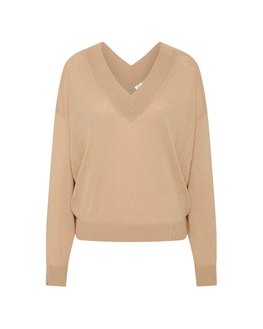 The Upside Natural Bonita V-Neck Sweater