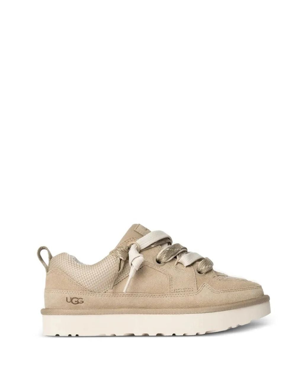Ugg Natural Sneakers Mit Logo-Prägung