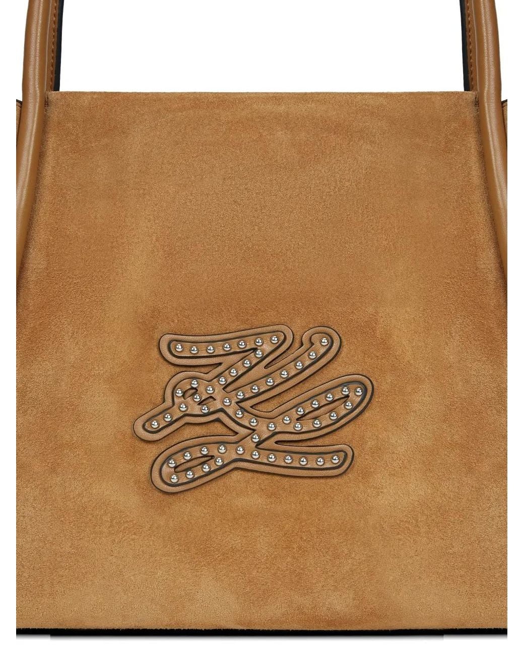 Karl Lagerfeld Blue Cabas K/Autograph À Patch