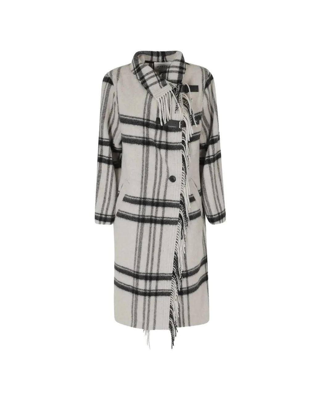 Isabel Marant Gray Gihan Wool Coat