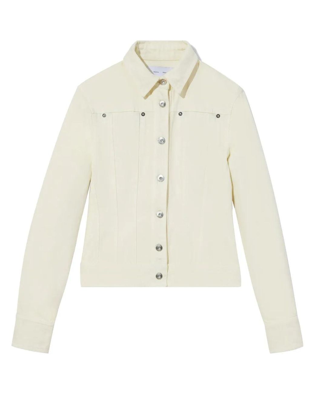 Proenza Schouler White Buttoned Panelled Denim Jacket