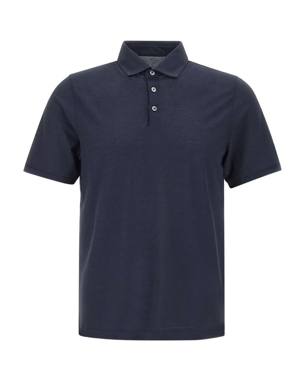 Diktat Blue Cotton Polo Shirt for men