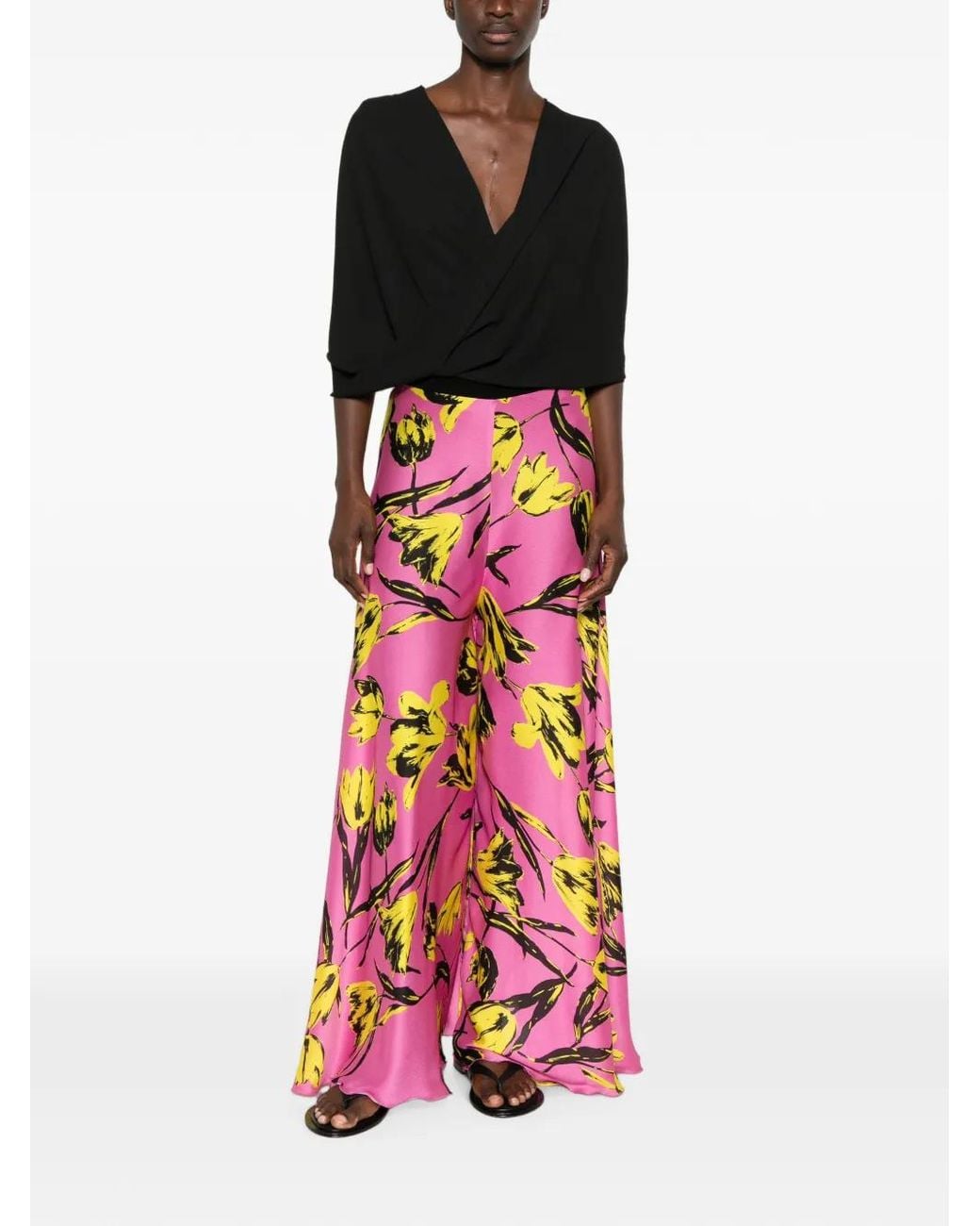 Hanita Black Draped Top