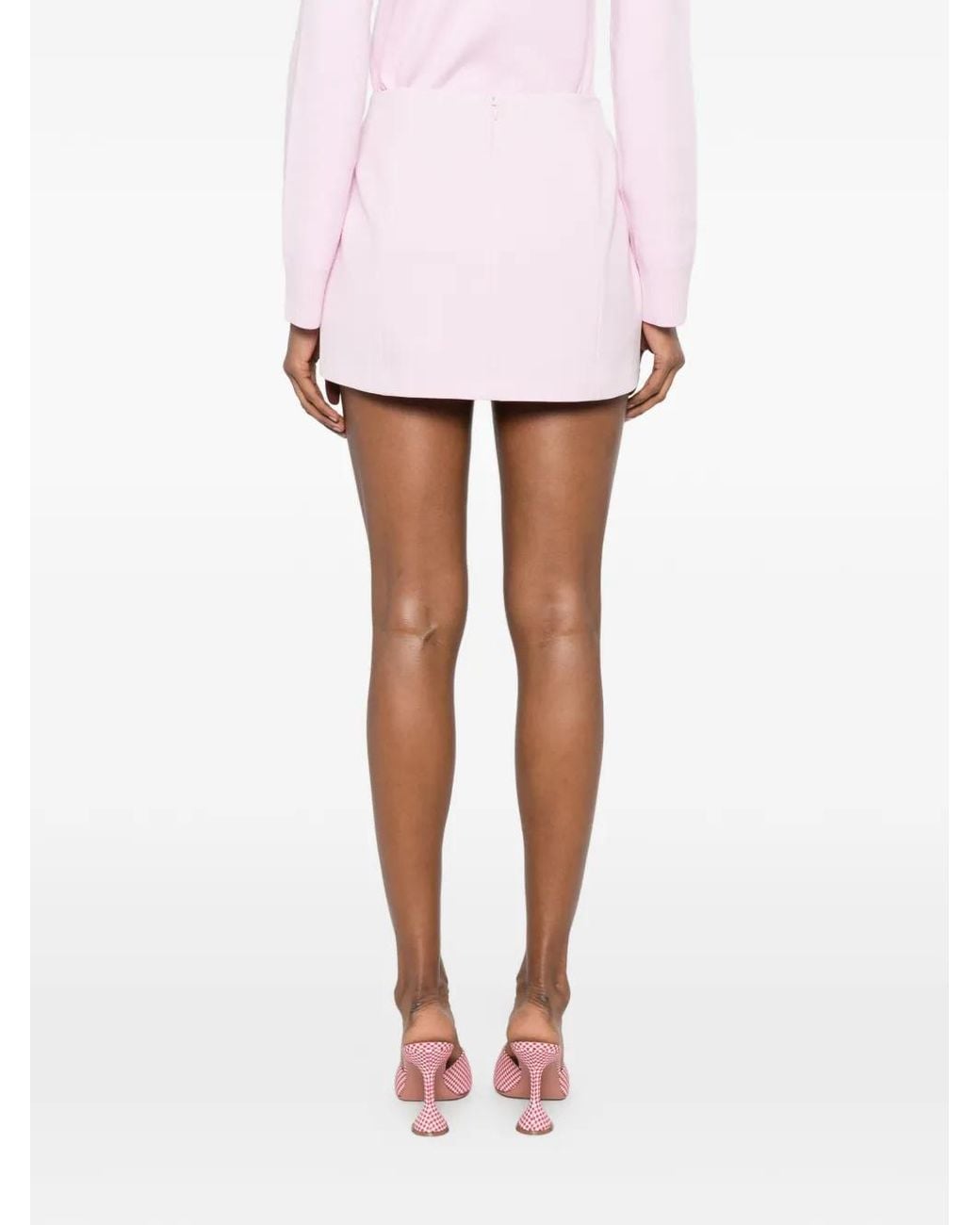WRSTBHVR Mini-Plooirok in het Pink