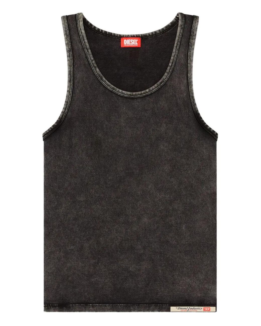 DIESEL Black Walty-Dnm Logo Top for men