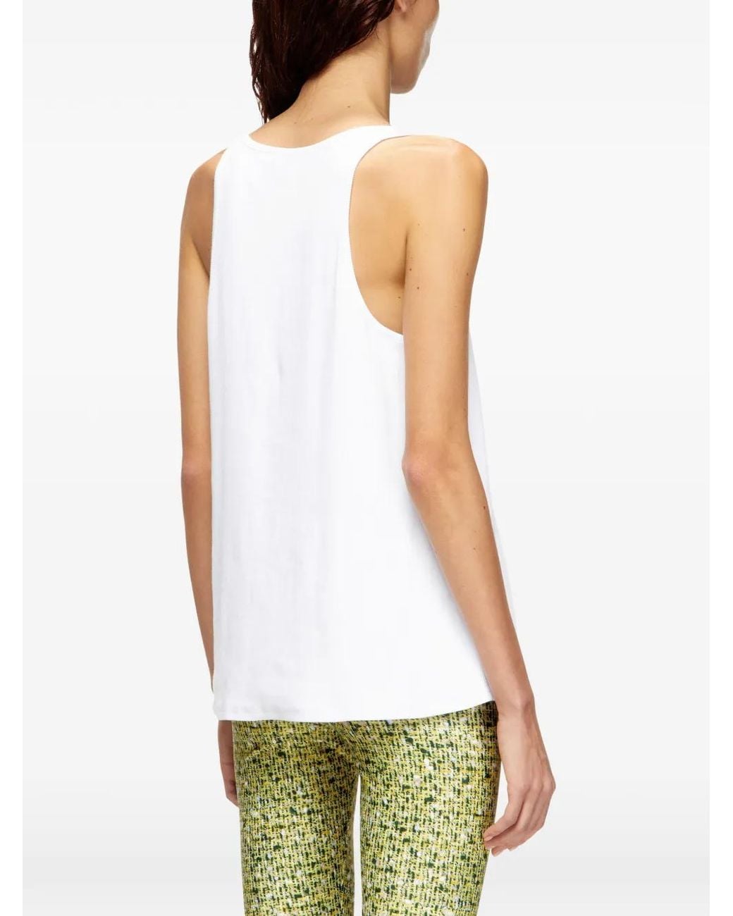 DIESEL T-Ipsya-Lkds Tanktop in het White
