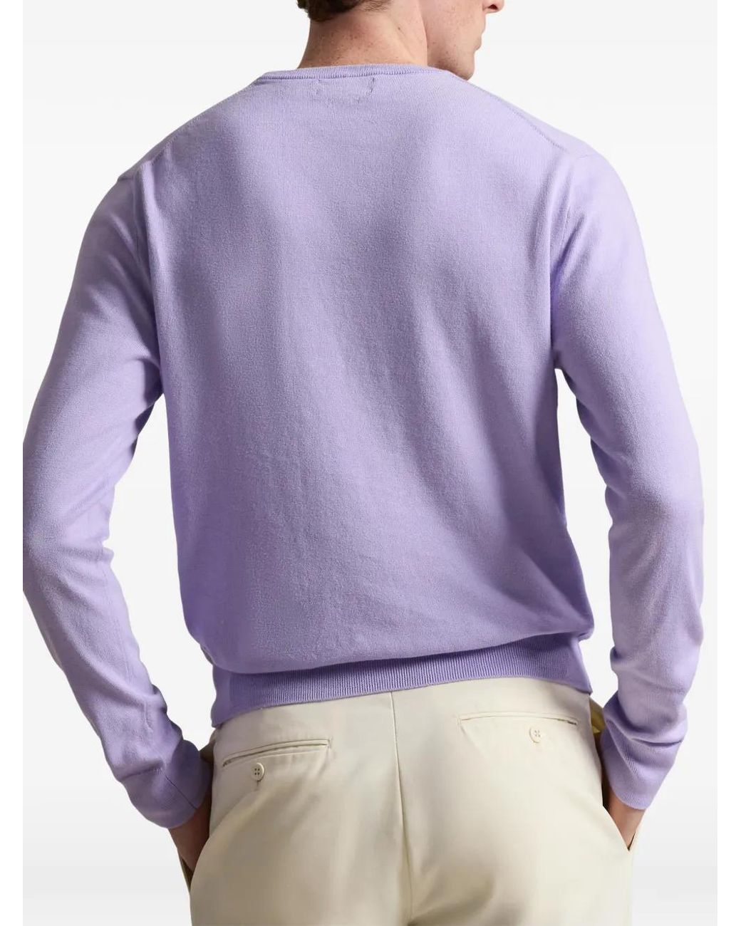 Polo Ralph Lauren Purple Slim-Fit Sweater for men