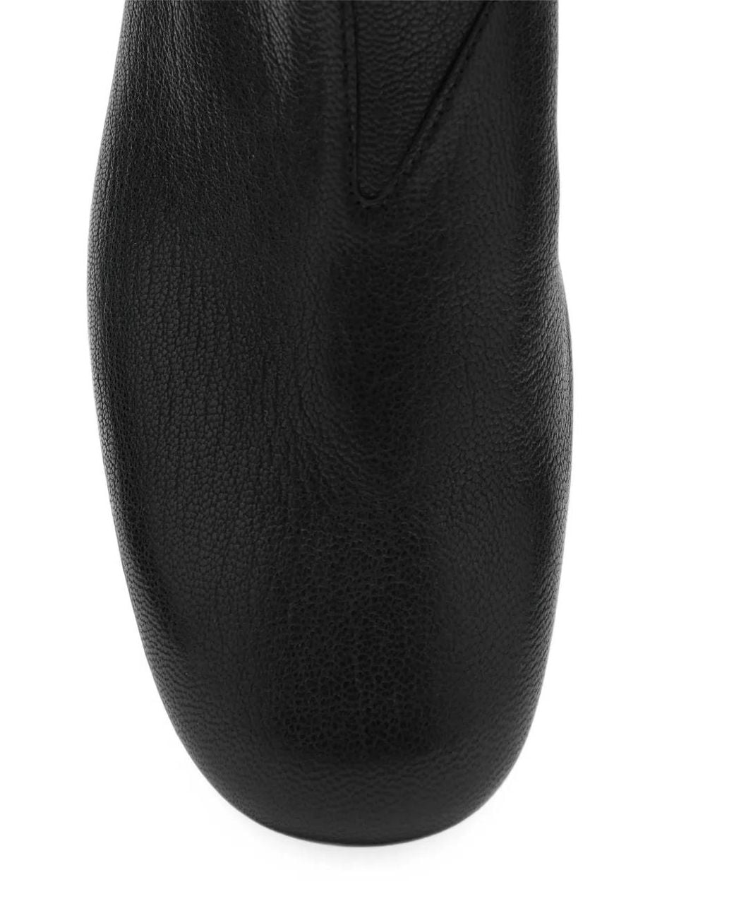 Prada Black Leather Chelsea Boots for men