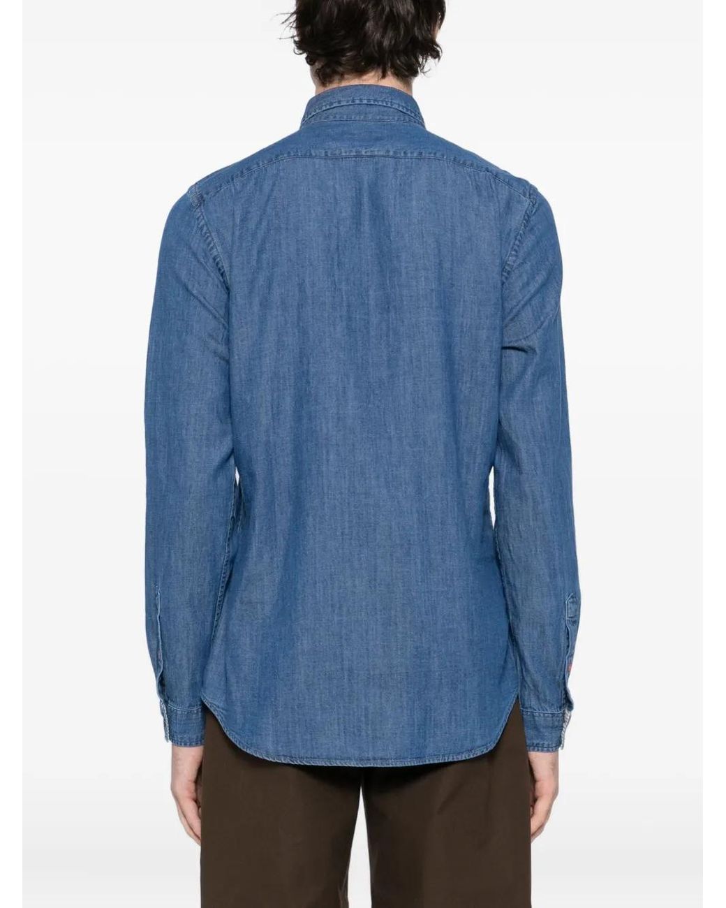 Paul Smith Blue Denim Shirt for men