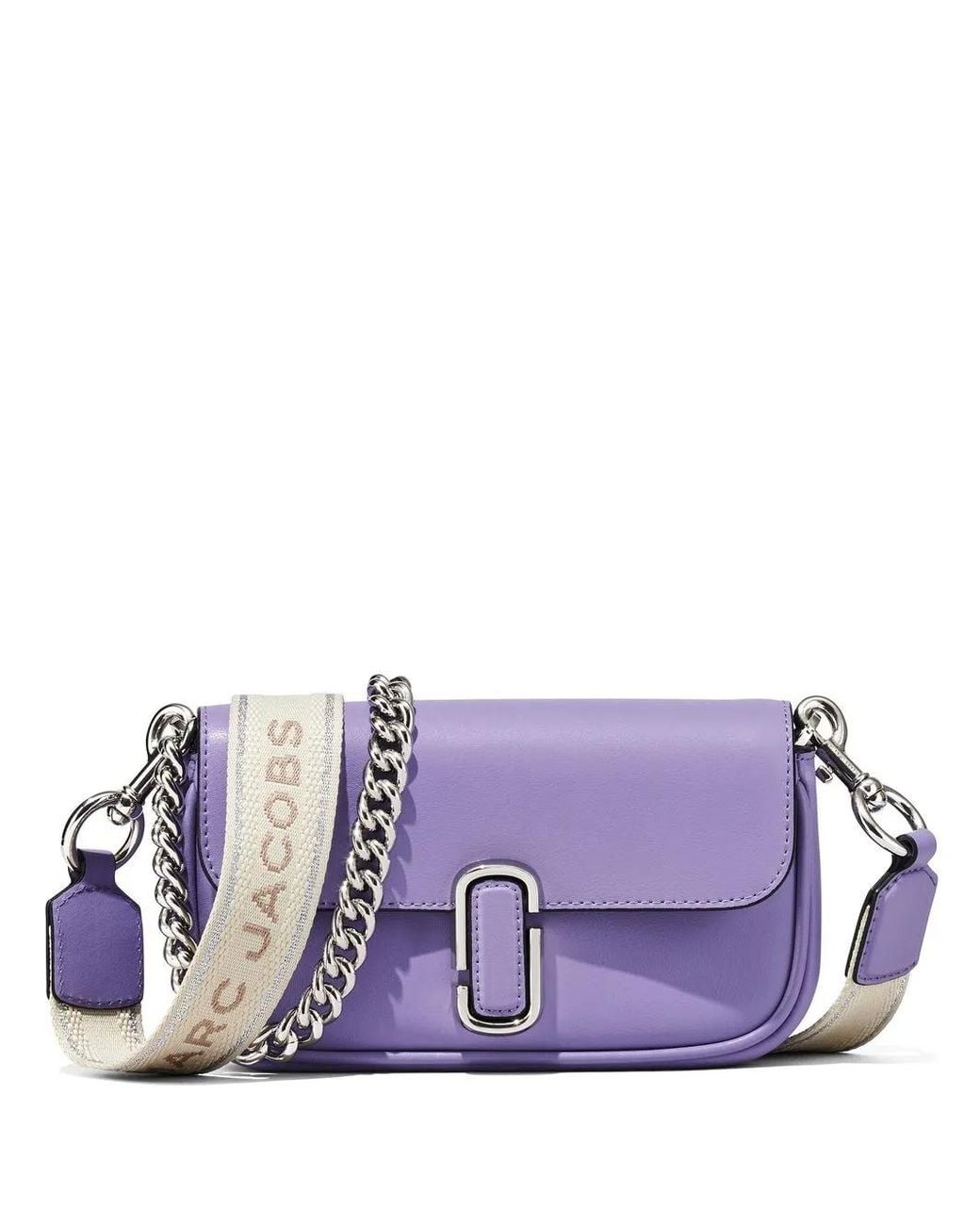Marc Jacobs Purple The J Marc Mini Leather Crossbody Bag