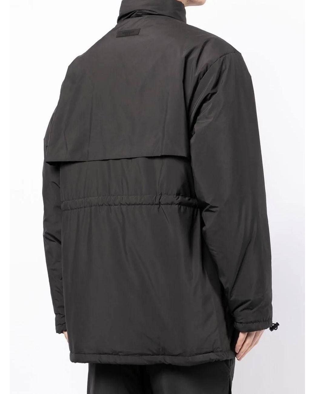 Fear Of God Black Drawstring-Fastening Waist Jacket for men