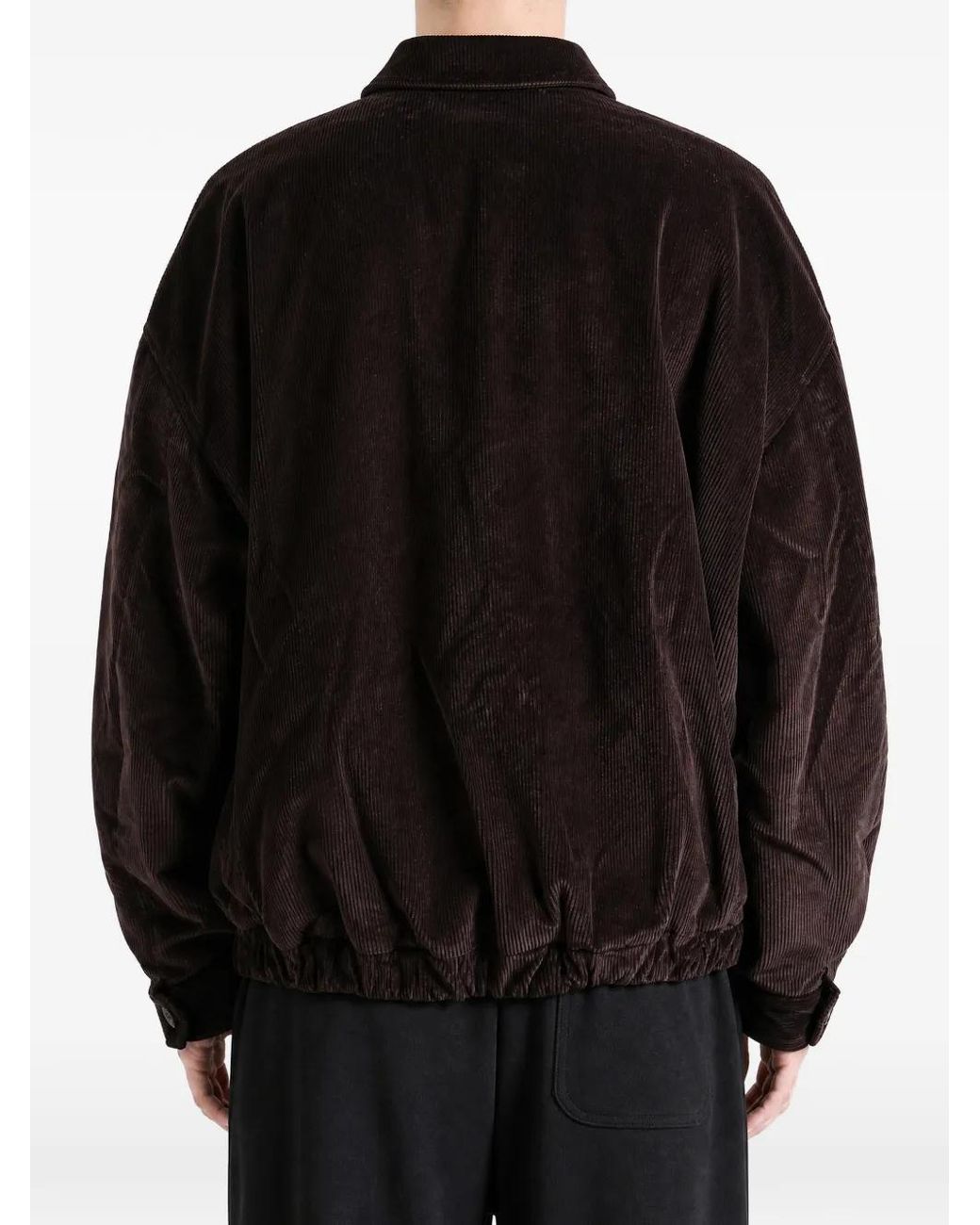 Casey Casey Brown Auber Patchwork Corduroy Jacket for men