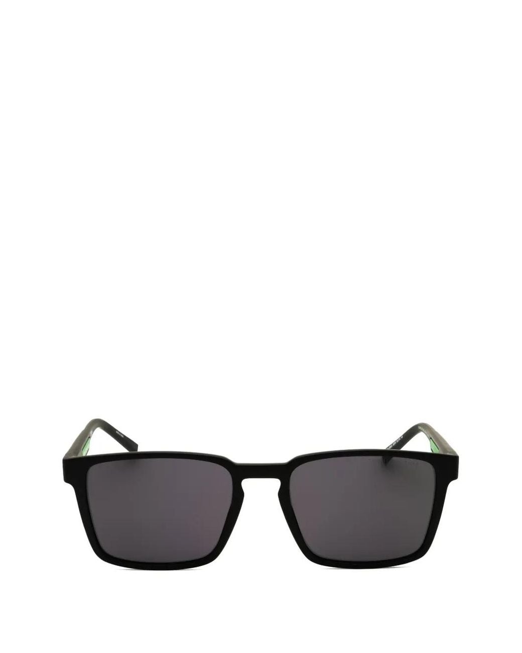 Tommy Hilfiger Black Rectangle-Frame Sunglasses for men