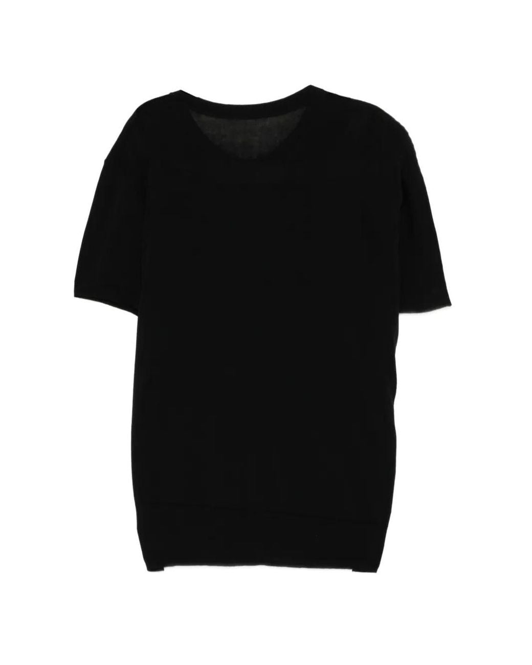 JNBY Black Short-Sleeve Knit Top